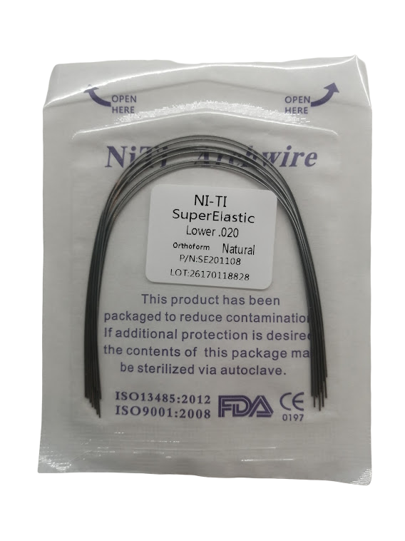 Arcos de Ni-ti Redondos Super Elasticos