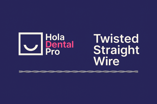 Arco de acero inoxidable trenzado (Twisted Straight Wire)